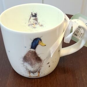 Royal Worcester Wrendale Designs Mug Guard Duck NWT